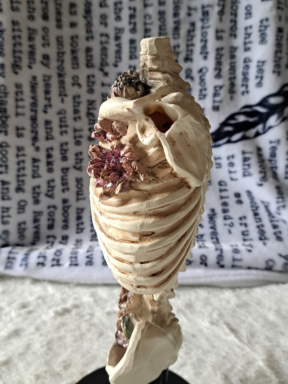 Ashland Floral Ribcage Skeleton Halloween - Picture 5 of 6